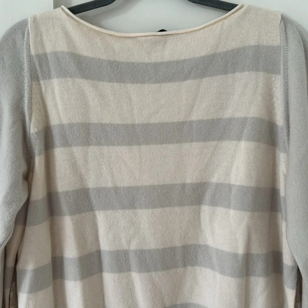 Fabiana Pilippi Cashmere Striped Cashmere Sweater Size L